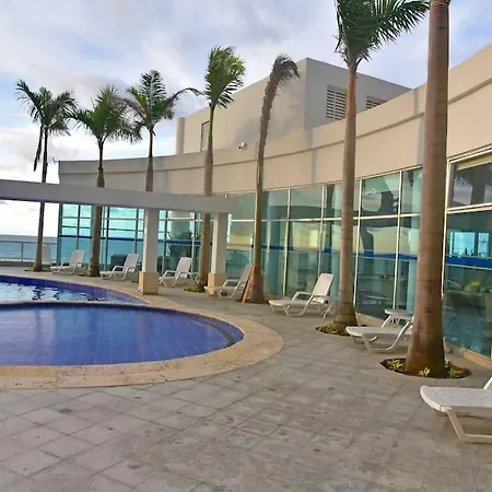 Apto 1801 Frente Al Mar- Edificio Palmetto, Piso 18 * Cartagena